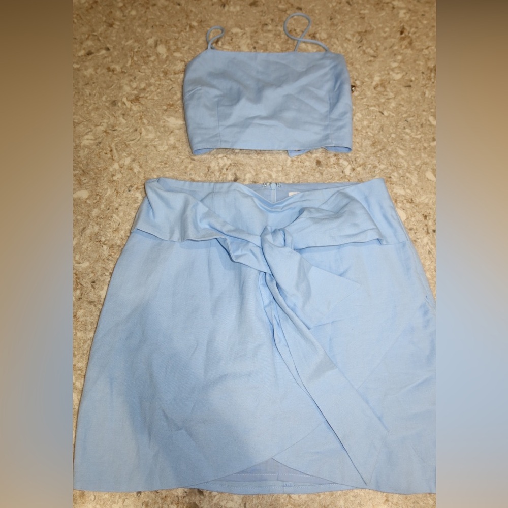 Light Blue Two-Piece Set - Picture 6 of 9